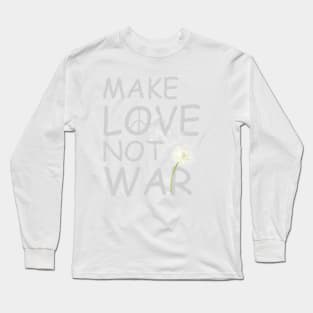 Nostalgic 1960's Make Love Not War Long Sleeve T-Shirt